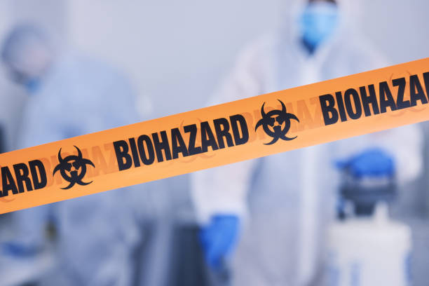 Professional Blood Cleanup technician working in Nuevo, CA